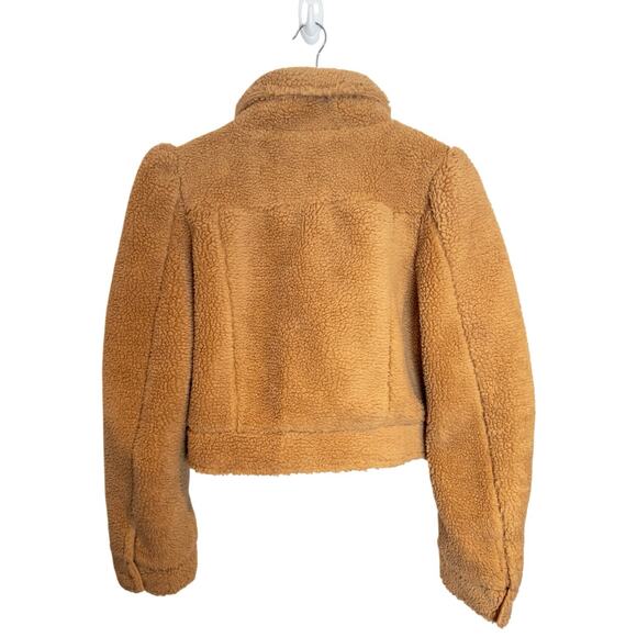 Retrofete NWT Brie Brown Teddy Jacket XL - Picture 6 of 14